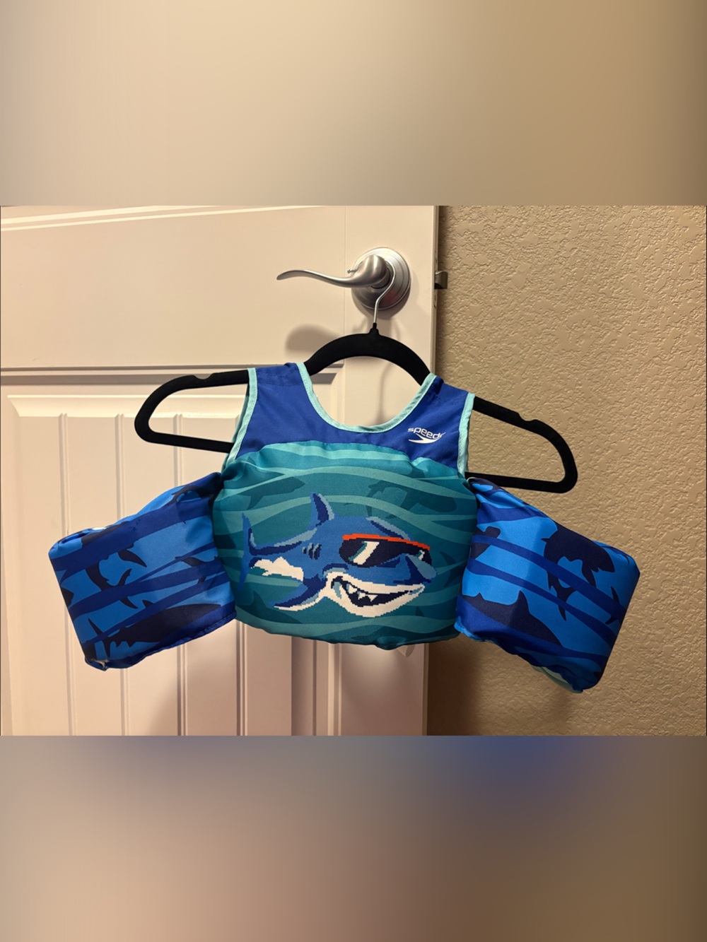 Speedo Kids Blue & Teal Shark Swim Vest
